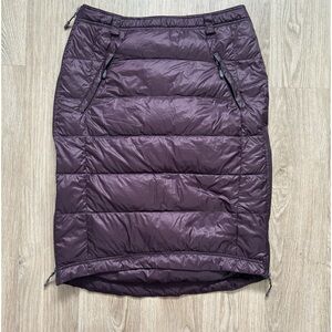 32 degrees Heat Skirt Purple down puff insulated winter wrap nylon Large